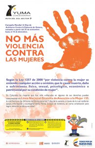 Lee más sobre el artículo Día Internacional para la Eliminación de la Violencia contra la Mujer