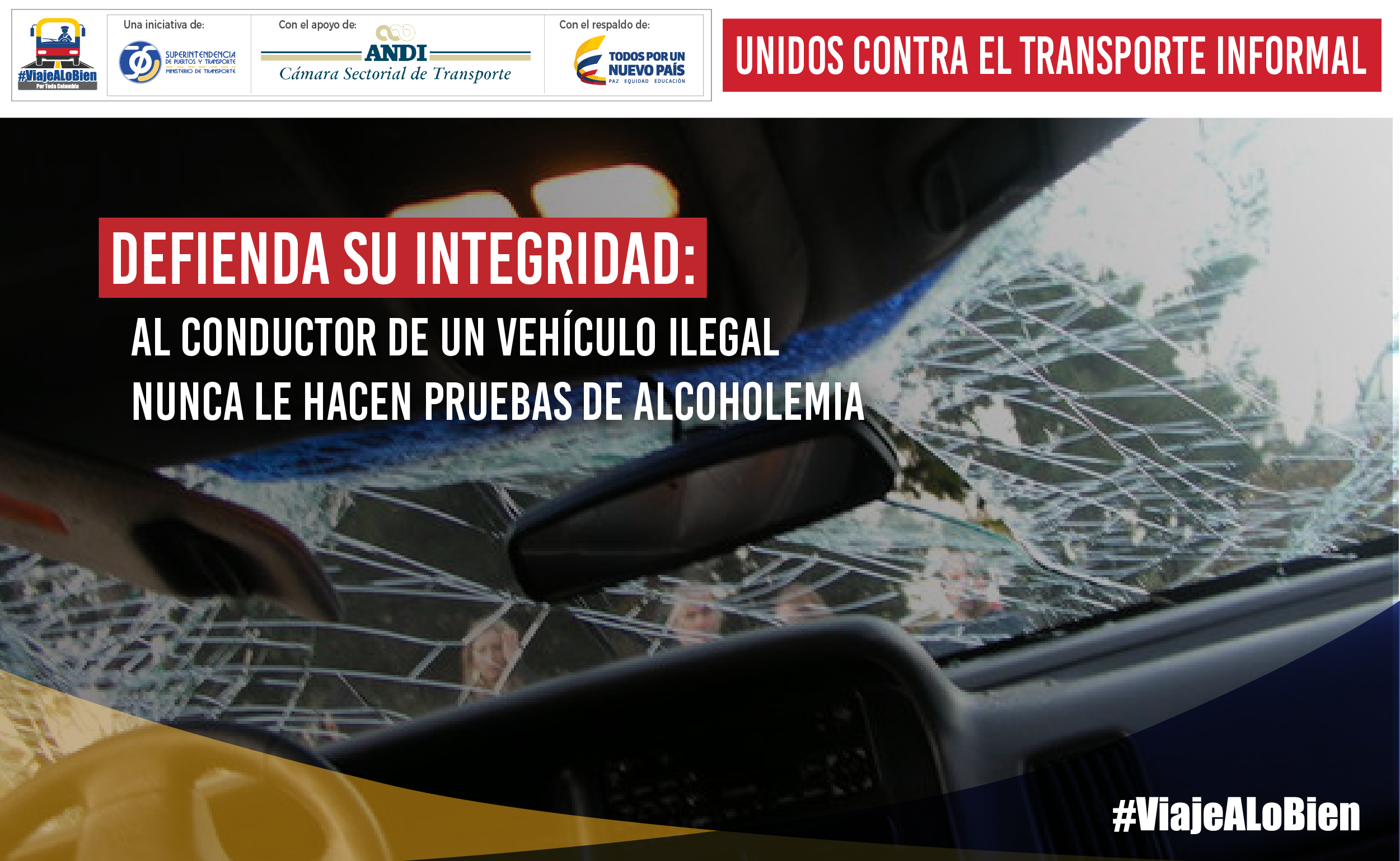 En este momento estás viendo Defienda su integridad: Al conductor de un vehículo ilegal nunca le hacen pruebas de alcoholemia