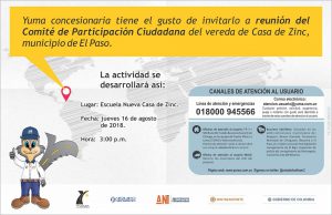 Lee más sobre el artículo Invitación Comités de participación Ciudadana_El Paso