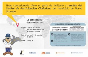 Lee más sobre el artículo Invitación Comités de participación Ciudadana_Nueva Granada