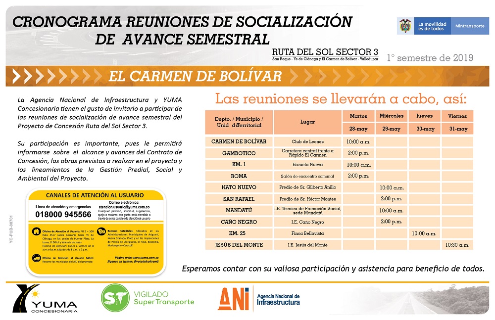 En este momento estás viendo Socialización de avance semestral El Carmen de Bolivar