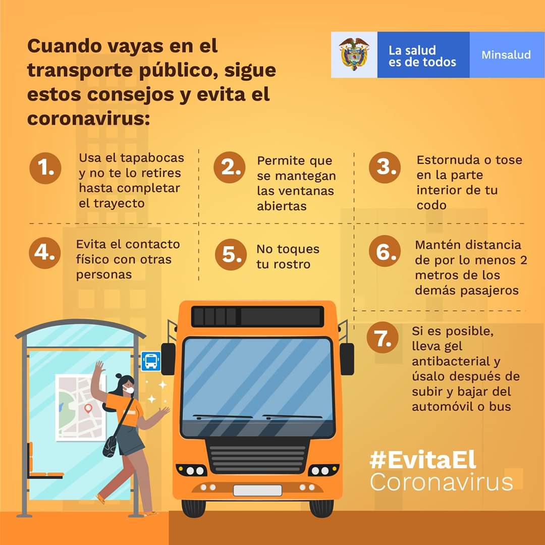 En este momento estás viendo Cuando vayas en el transporte público, sigue estos consejos y evita el coronavirus