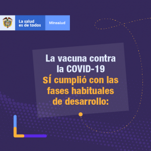 Lee más sobre el artículo La vacuna contra la COVID-19 sí cumplió con las fases habituales de desarrollo