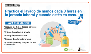 Lee más sobre el artículo Practica el lavado de manos cada 3 horas