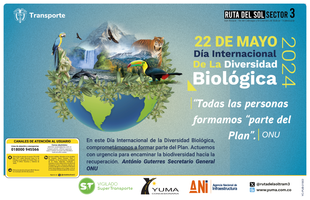 Lee más sobre el artículo 22 de Mayo -Día Internacional de la diversidad Biológica