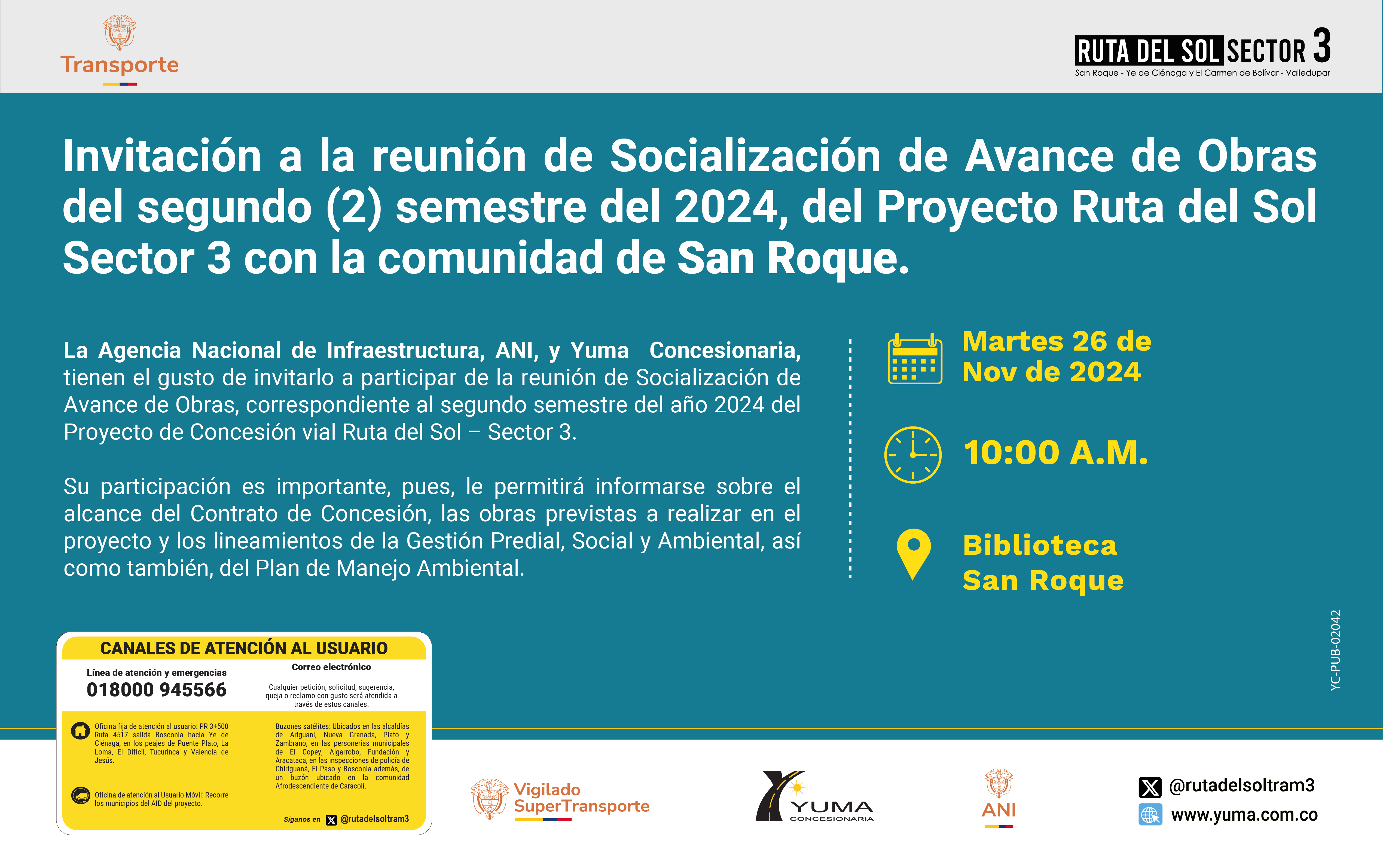 En este momento estás viendo Socialización de Obras – #SanRoque