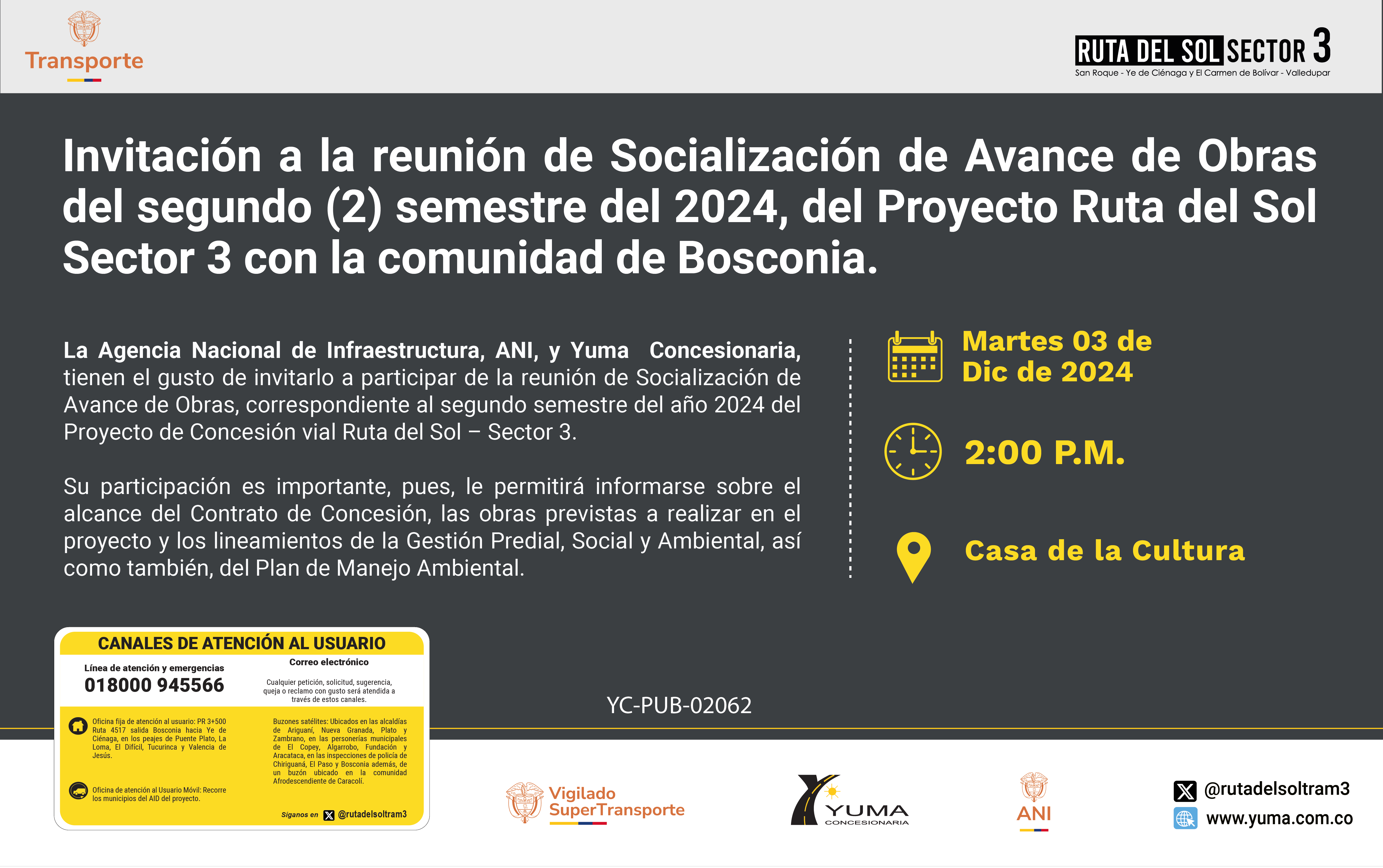 Lee más sobre el artículo Socialización de Obras – #Bosconia