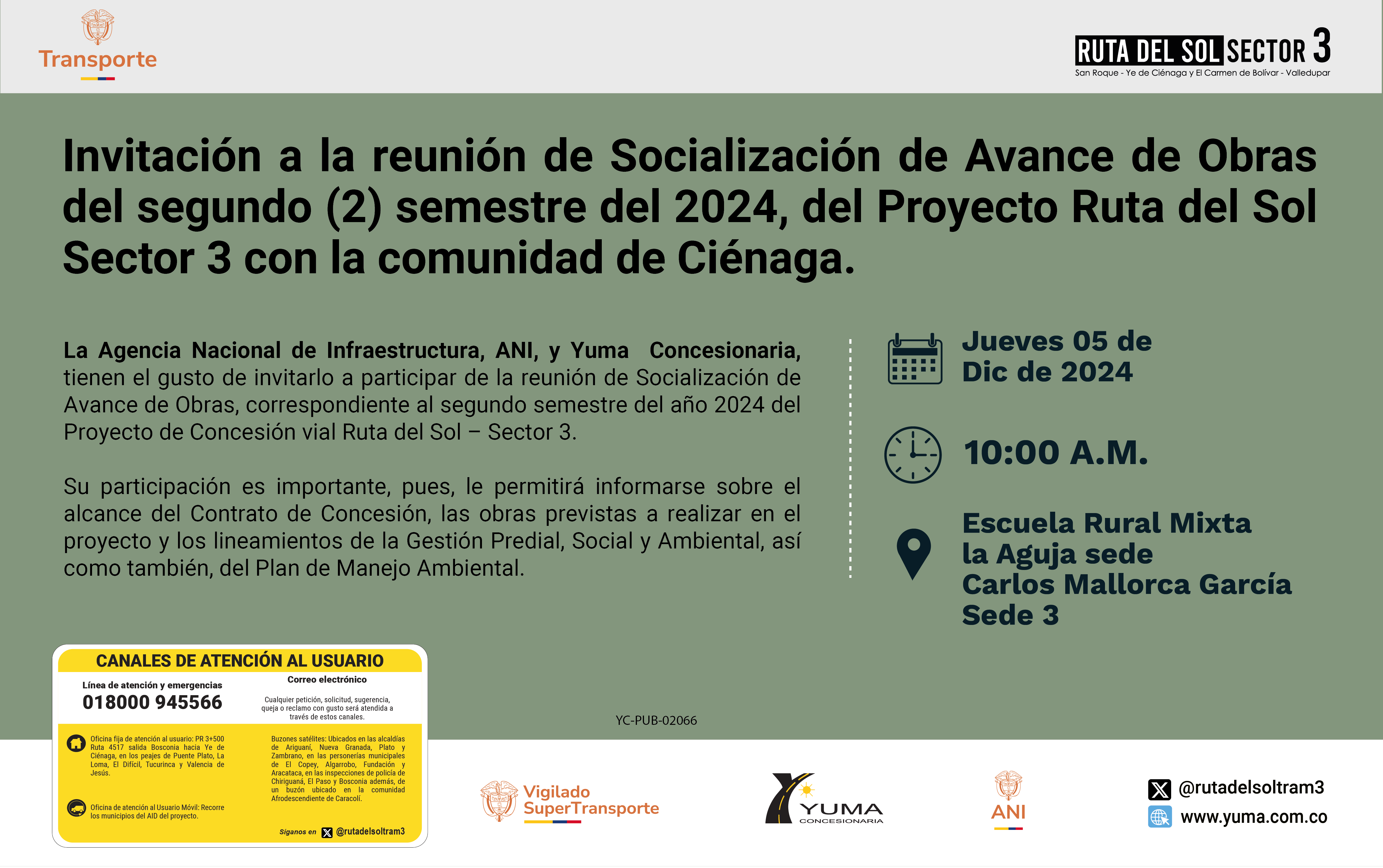 Lee más sobre el artículo Socialización de Obras – #Ciénaga