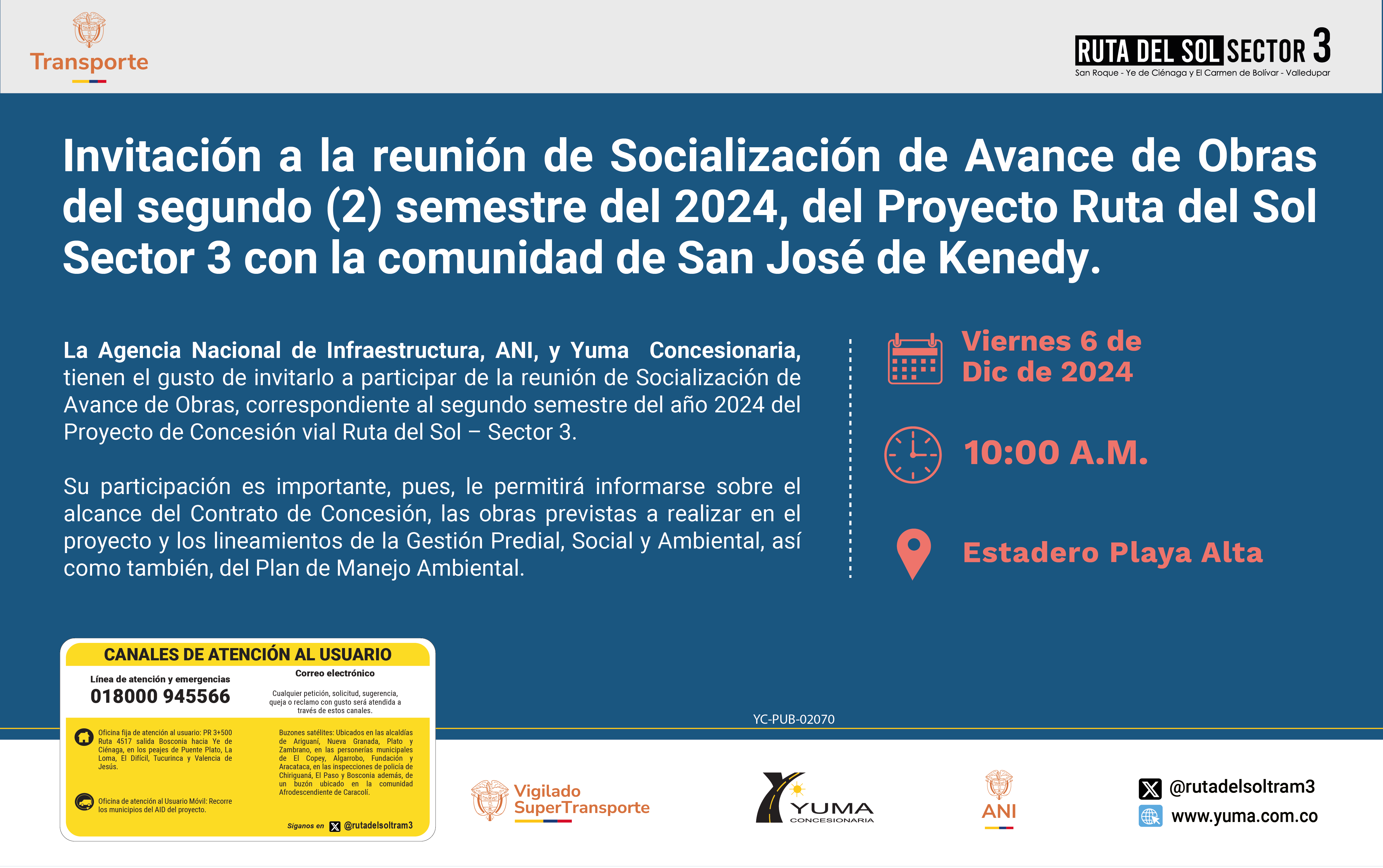 Lee más sobre el artículo Socialización de Obras – #SanJoséDeKenedy