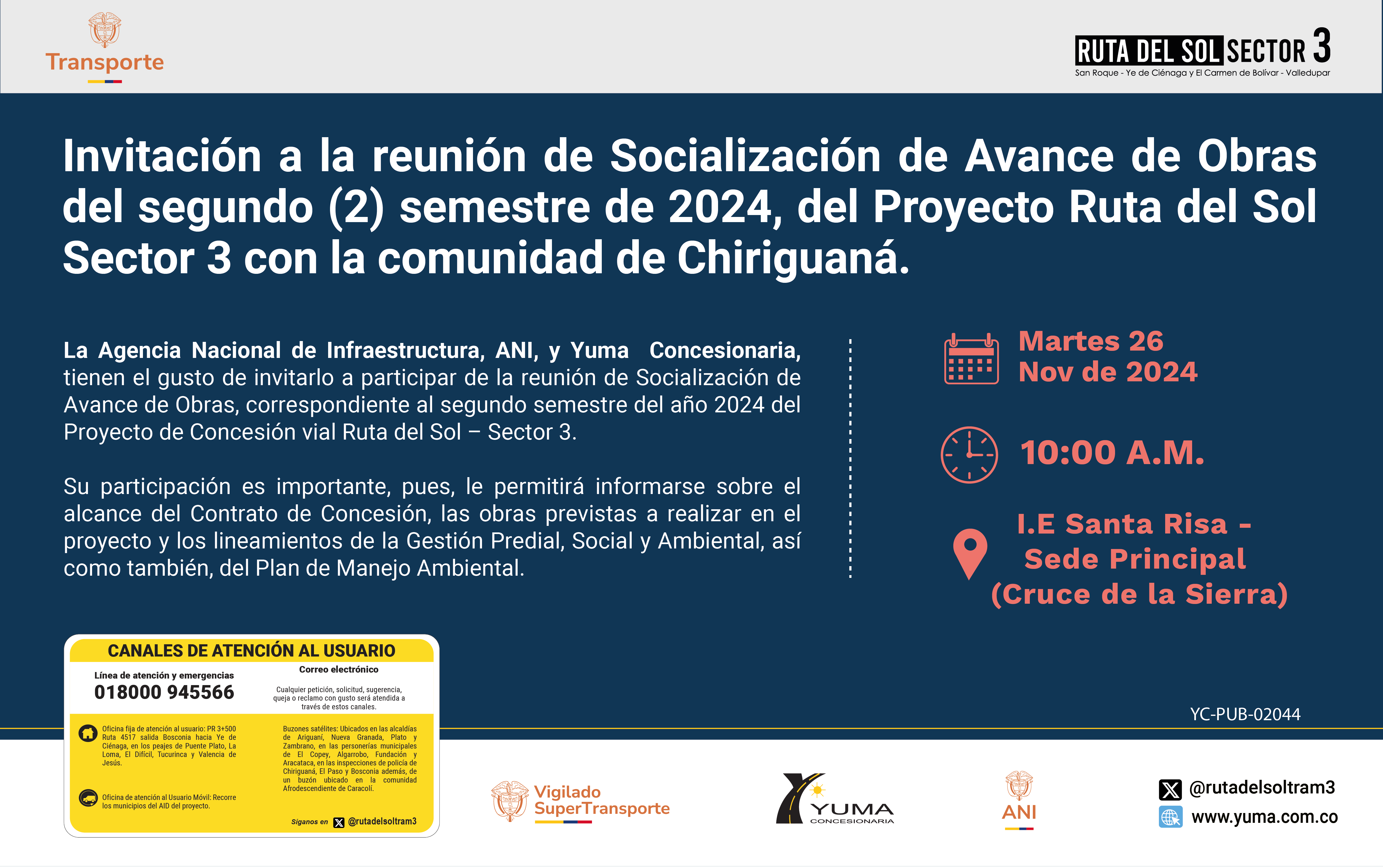 En este momento estás viendo Socialización de Obras – #Chiriguaná