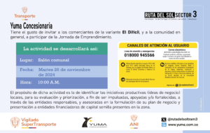 Lee más sobre el artículo Jornada de Emprendimiento en El Difícil