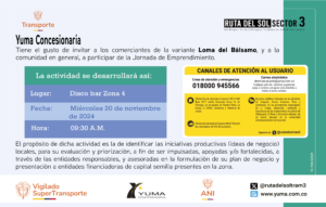 Lee más sobre el artículo Jornada de Emprendimiento en Loma del Balsamo