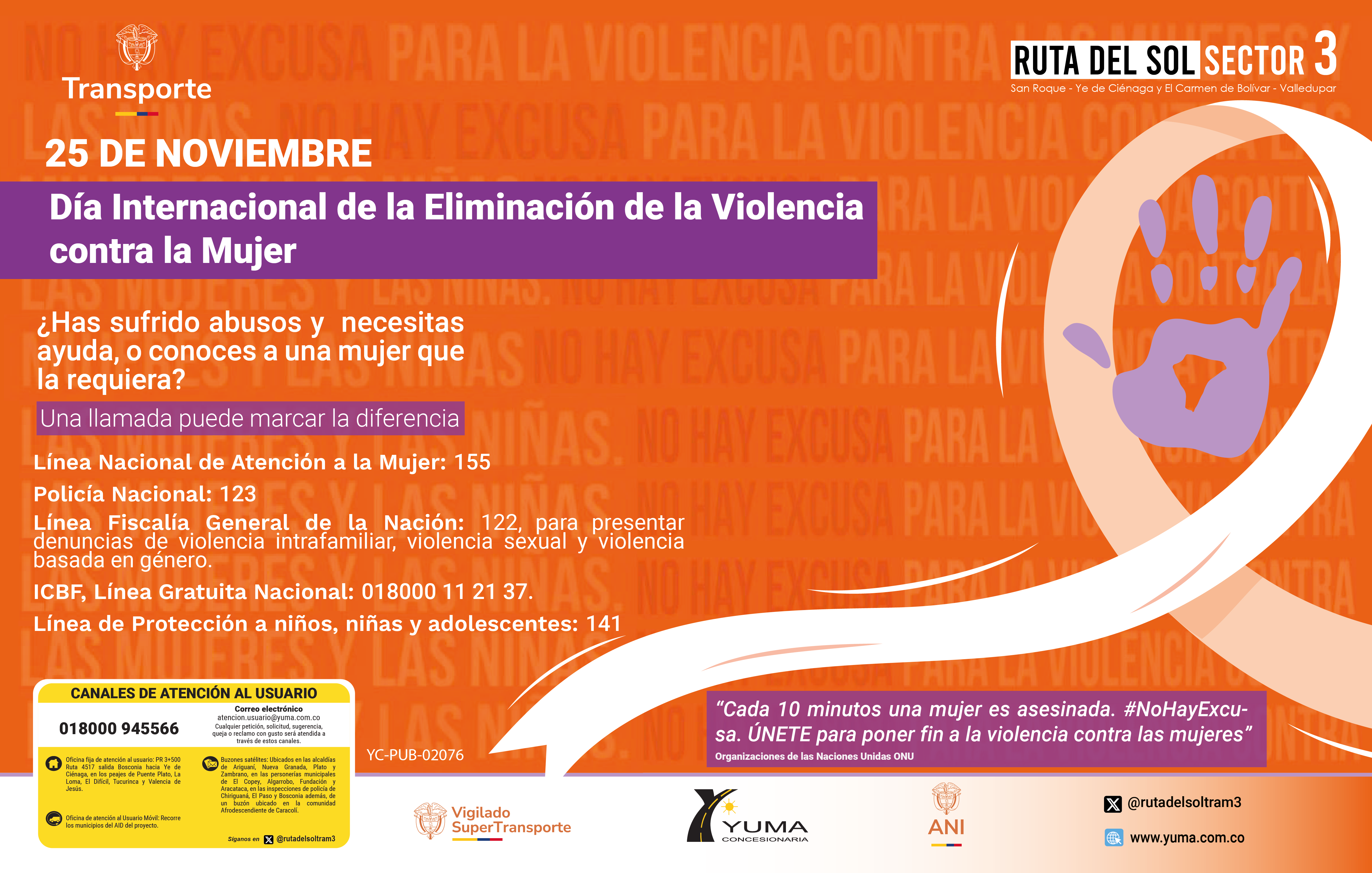 En este momento estás viendo 25 De Noviembre Día Internacional de la Eliminación de la Violencia contra la Mujer