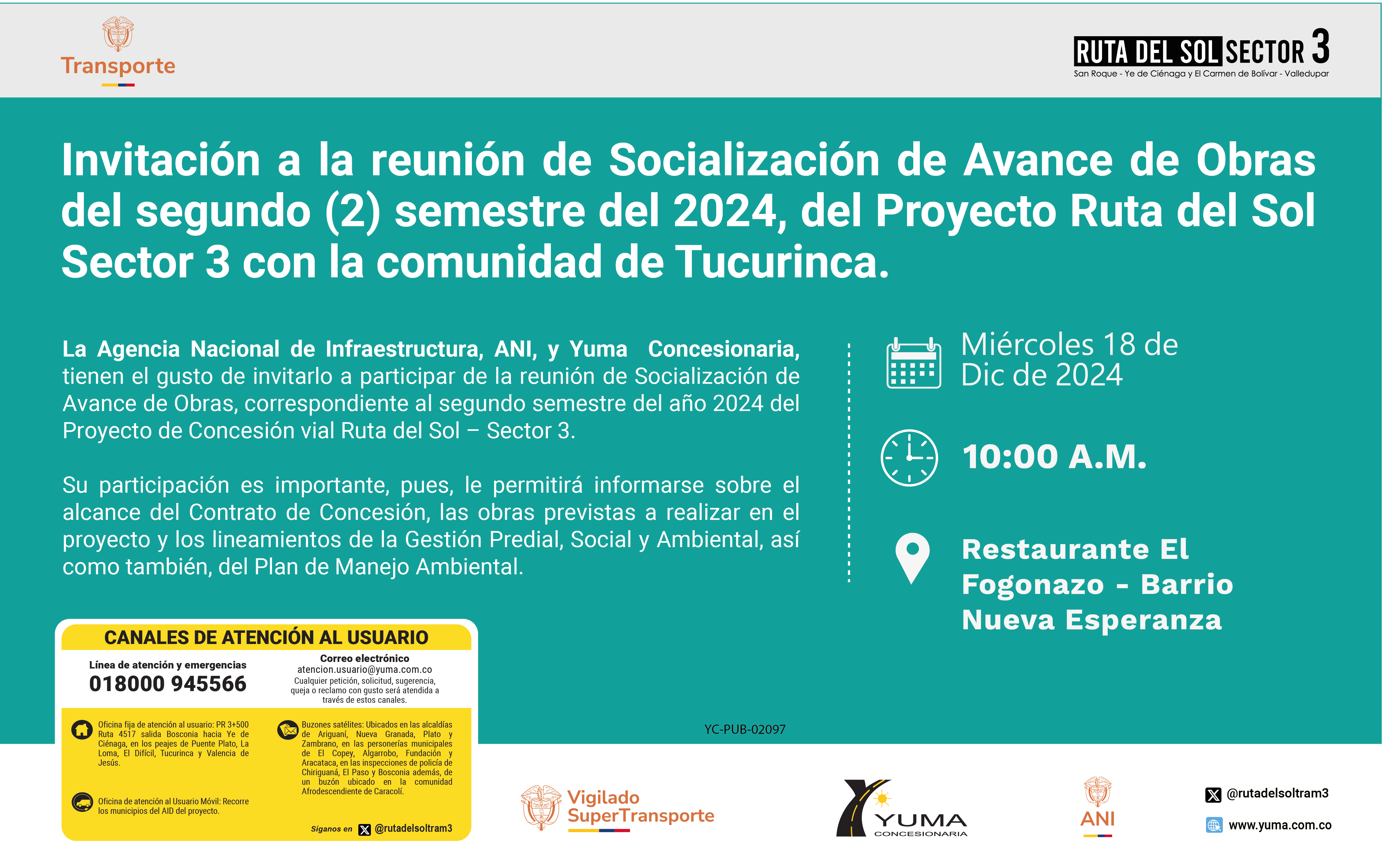 Lee más sobre el artículo Socialización de Obras #tucurinca