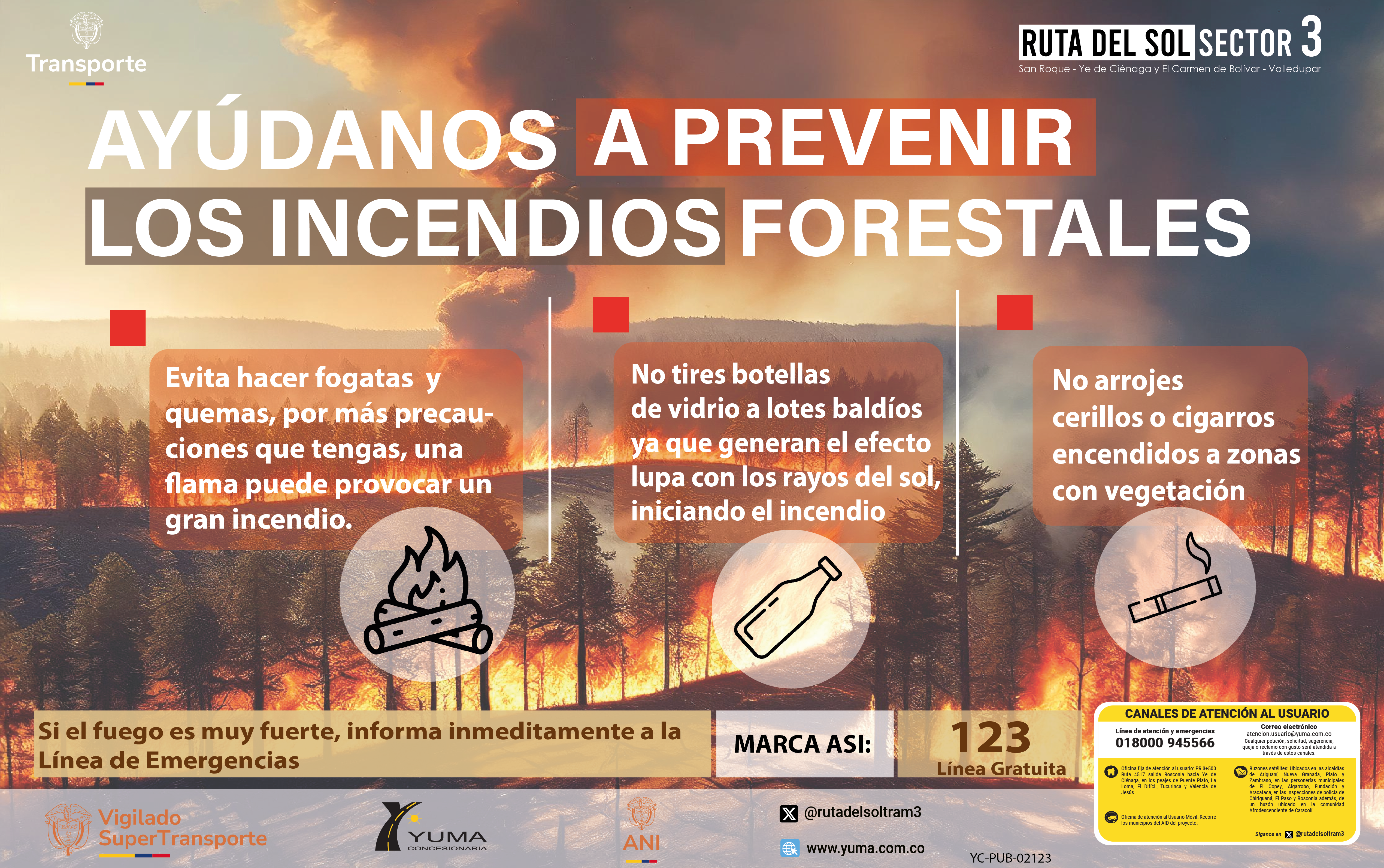 En este momento estás viendo Ayúdanos a prevenir los incendios forestales