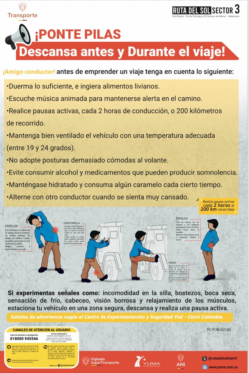 Lee más sobre el artículo ¡Ponte pilas, descansa antes y durante el viaje!