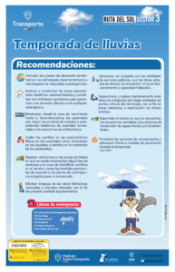 Lee más sobre el artículo Recomendaciones en la temporada de lluvias