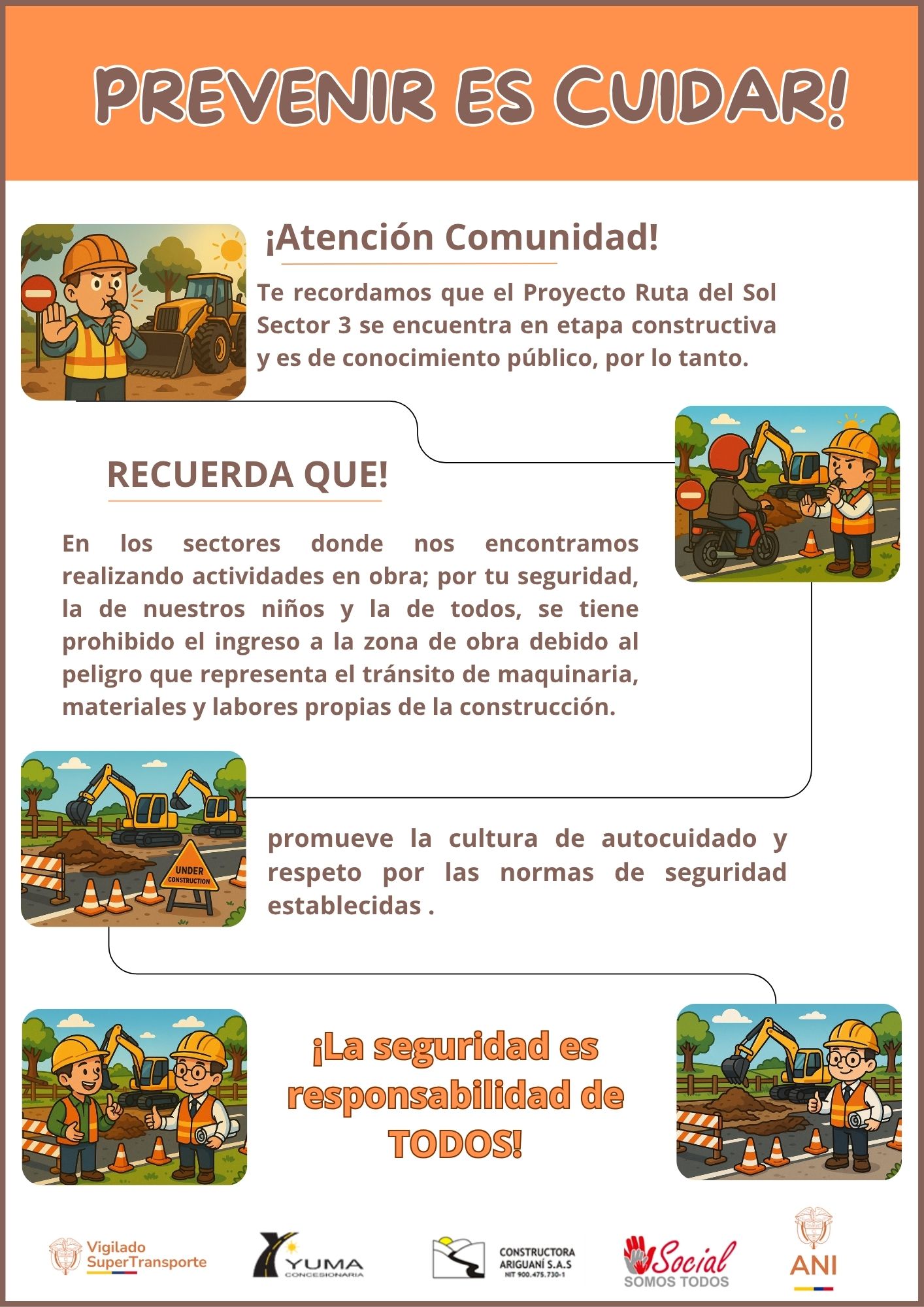 Lee más sobre el artículo Campaña por la Seguridad en Obra: #PrevenirEsCuidar