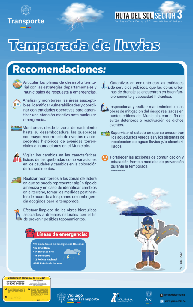 RECOMENDACIONES PARA COMUNIDADES EN EPOCA DE LLUVIAS - Yuma ...