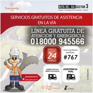 Lee más sobre el artículo Servicios gratuitos de asistencia en la vía